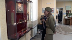 Выставка экспонатов времён Великой Отечественной войны